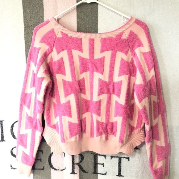 CHOP THICK PINK SWEATERS GOES WITH SKIRTS - Picture 2 of 5